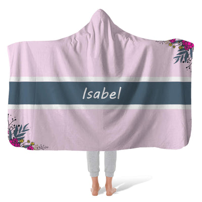 Hooded Fleece Blanket: Pink Peddling Hooded Fleece Blanket Sam + Zoey  Sam + Zoey