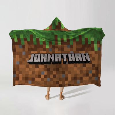 Hooded Fleece Blanket: Pixelcraft Hooded Fleece Blanket Sam + Zoey  Sam + Zoey