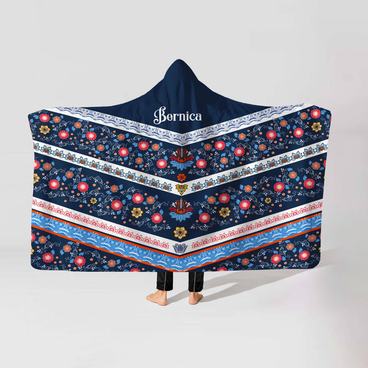 Hooded Fleece Blanket: Regal Farm House Hooded Fleece Blanket Sam + Zoey  Sam + Zoey