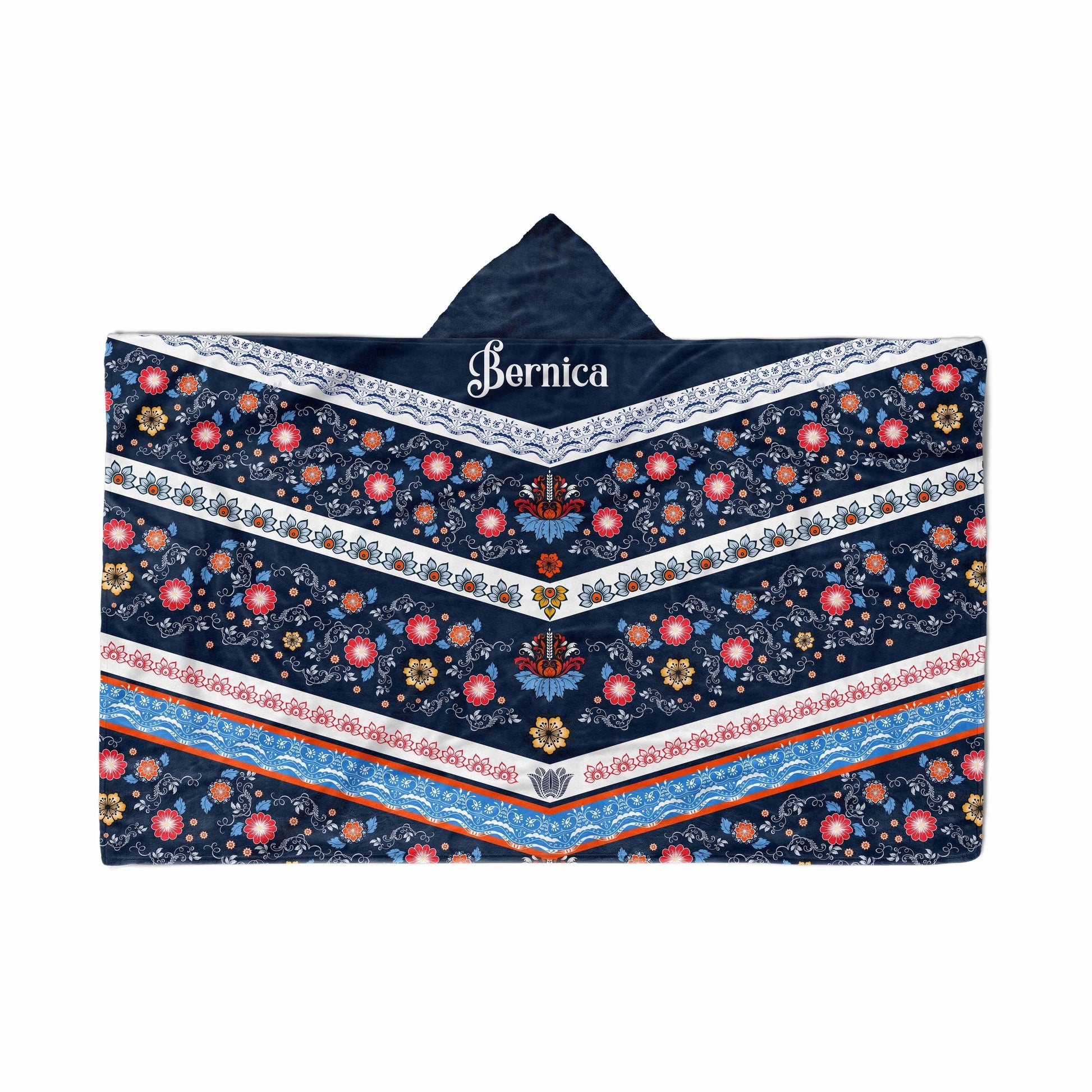 Hooded Fleece Blanket: Regal Farm House Hooded Fleece Blanket Sam + Zoey