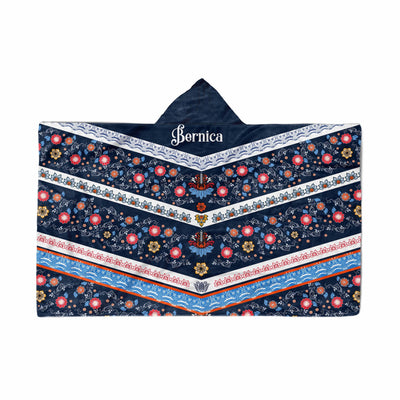 Hooded Fleece Blanket: Regal Farm House Hooded Fleece Blanket Sam + Zoey  Sam + Zoey