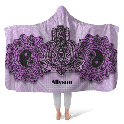Hooded Fleece Blanket: Third Eye Hooded Fleece Blanket Sam + Zoey  Sam + Zoey