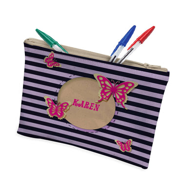 Makeup Pencil Case: Butterflies Makeup Pencil Case Sam + Zoey  Sam + Zoey
