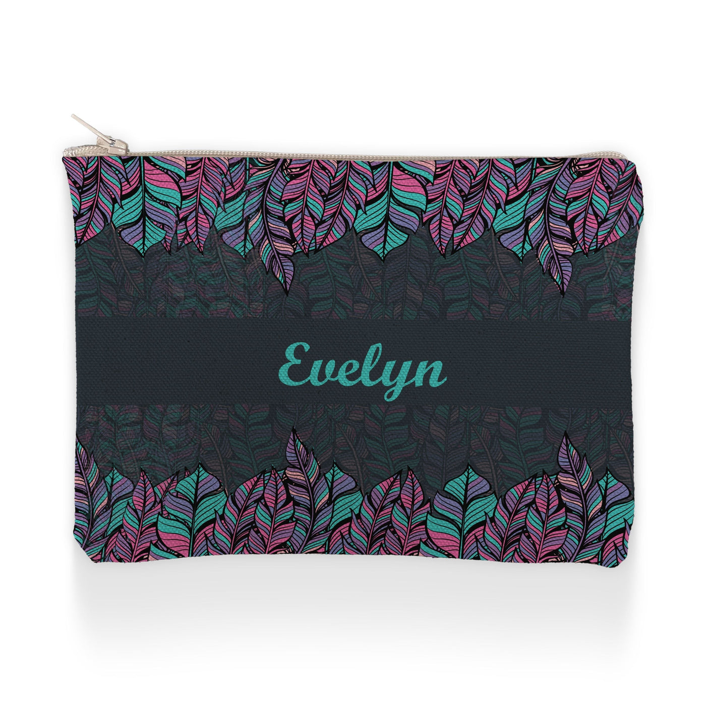Makeup Pencil Case: Feather Pleasure Makeup Pencil Case Sam + Zoey  Sam + Zoey