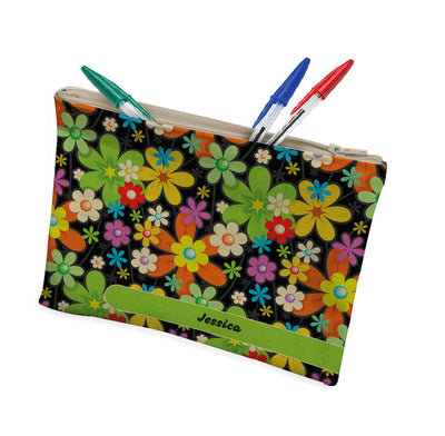 Makeup Pencil Case: Floral Pop Makeup Pencil Case Sam + Zoey  Sam + Zoey