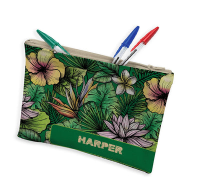 Makeup Pencil Case: Jungle Beauty Makeup Pencil Case Sam + Zoey  Sam + Zoey