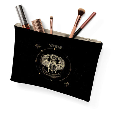 Makeup Pencil Case: Scarab Makeup Pencil Case Sam + Zoey  Sam + Zoey