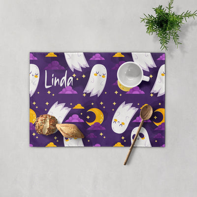 Personalized Placemat: Ghosts Sam + Zoey  Sam + Zoey