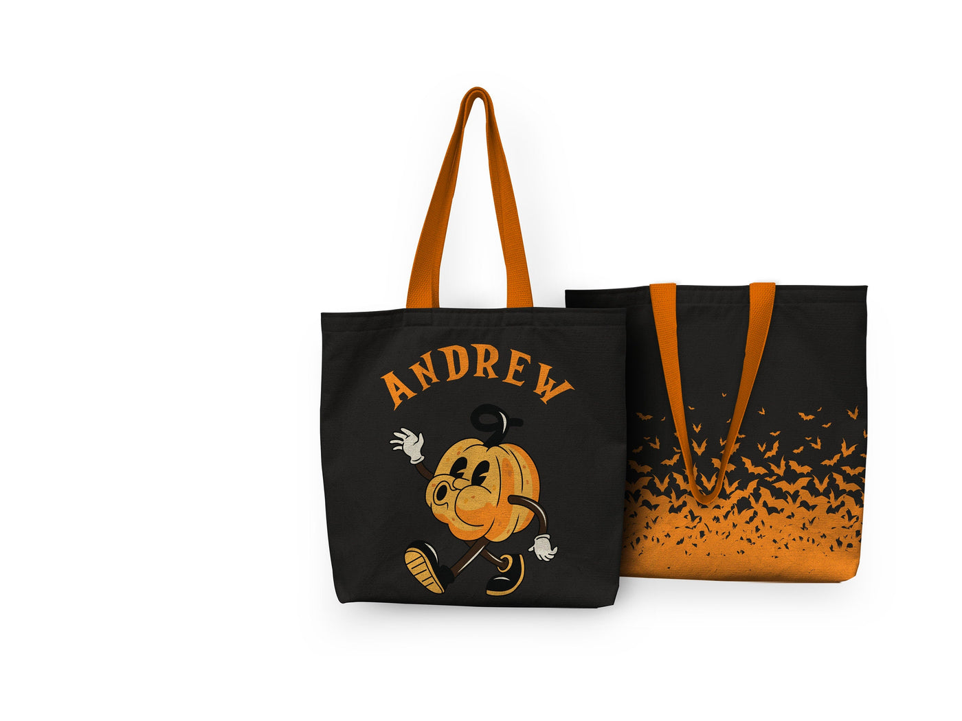 Personalized Tote Bag: Whistlin Pumpkin Tote Sam + Zoey  Sam + Zoey