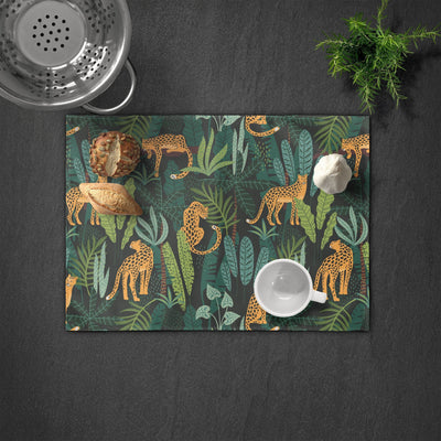 Placemat: Jungle Cheetah Placemat Sam + Zoey  Sam + Zoey