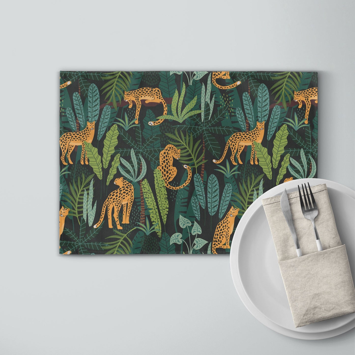 Placemat: Jungle Cheetah Placemat Sam + Zoey