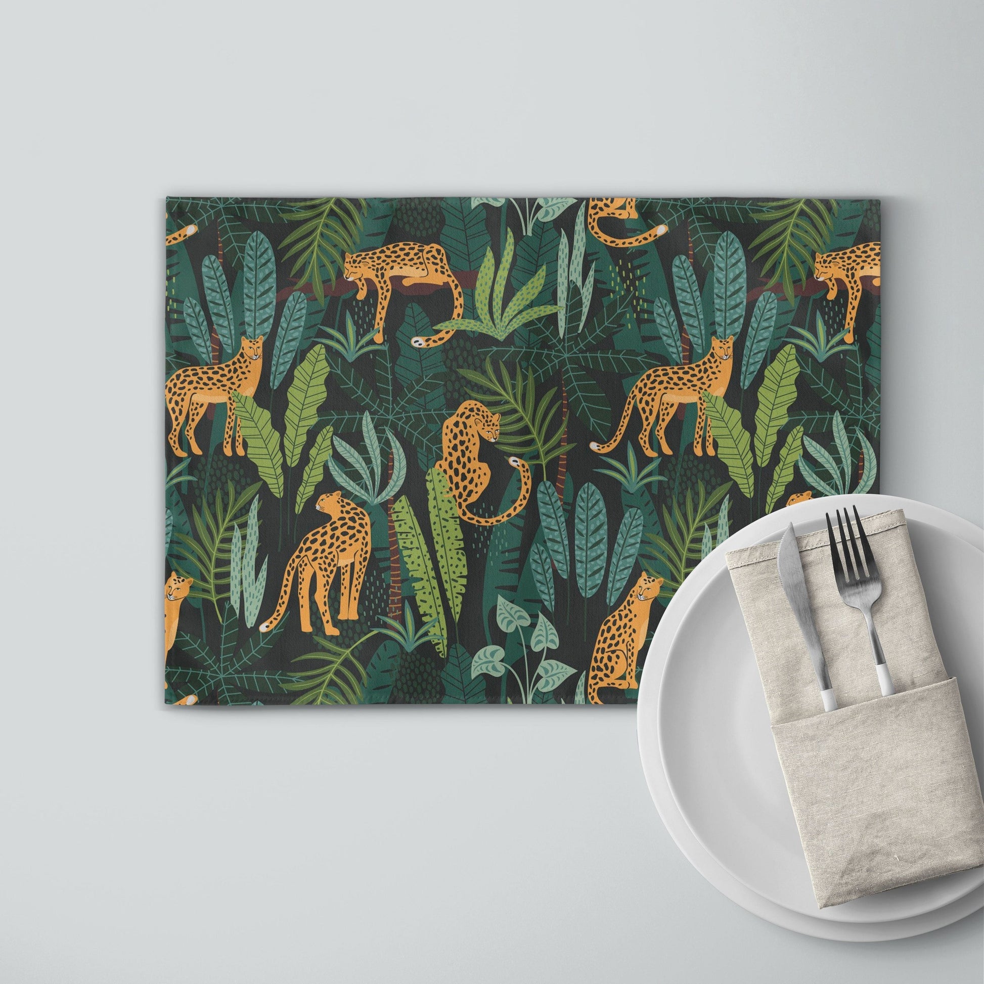 Placemat: Jungle Cheetah Placemat Sam + Zoey