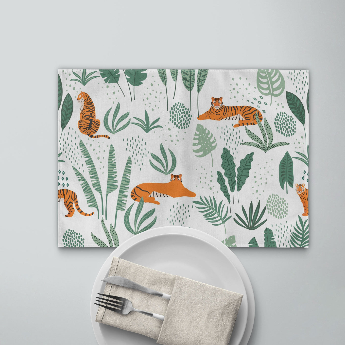 Jungle Tiger Placemat | Sam + Zoey Home Basics Sam + Zoey