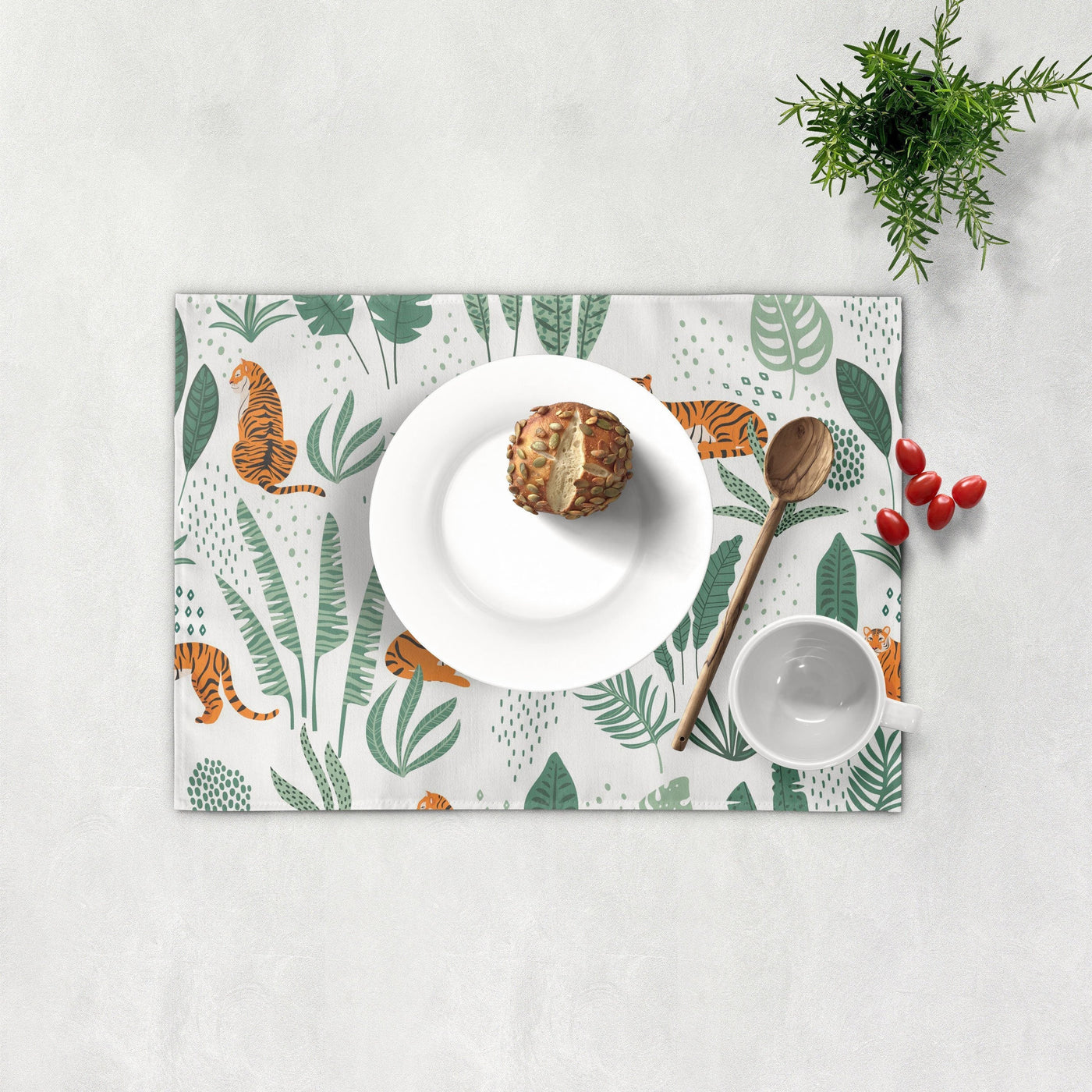 Jungle Tiger Placemat | Sam + Zoey Home Basics Sam + Zoey