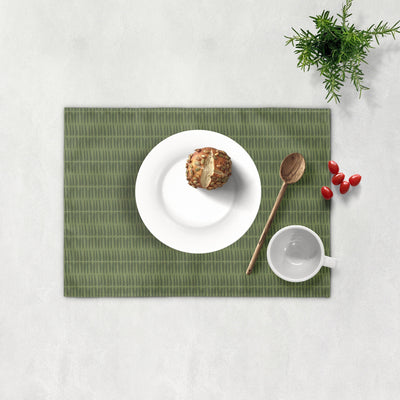 Olive Green Tribal Placemat | Sam + Zoey Home Basics Sam + Zoey