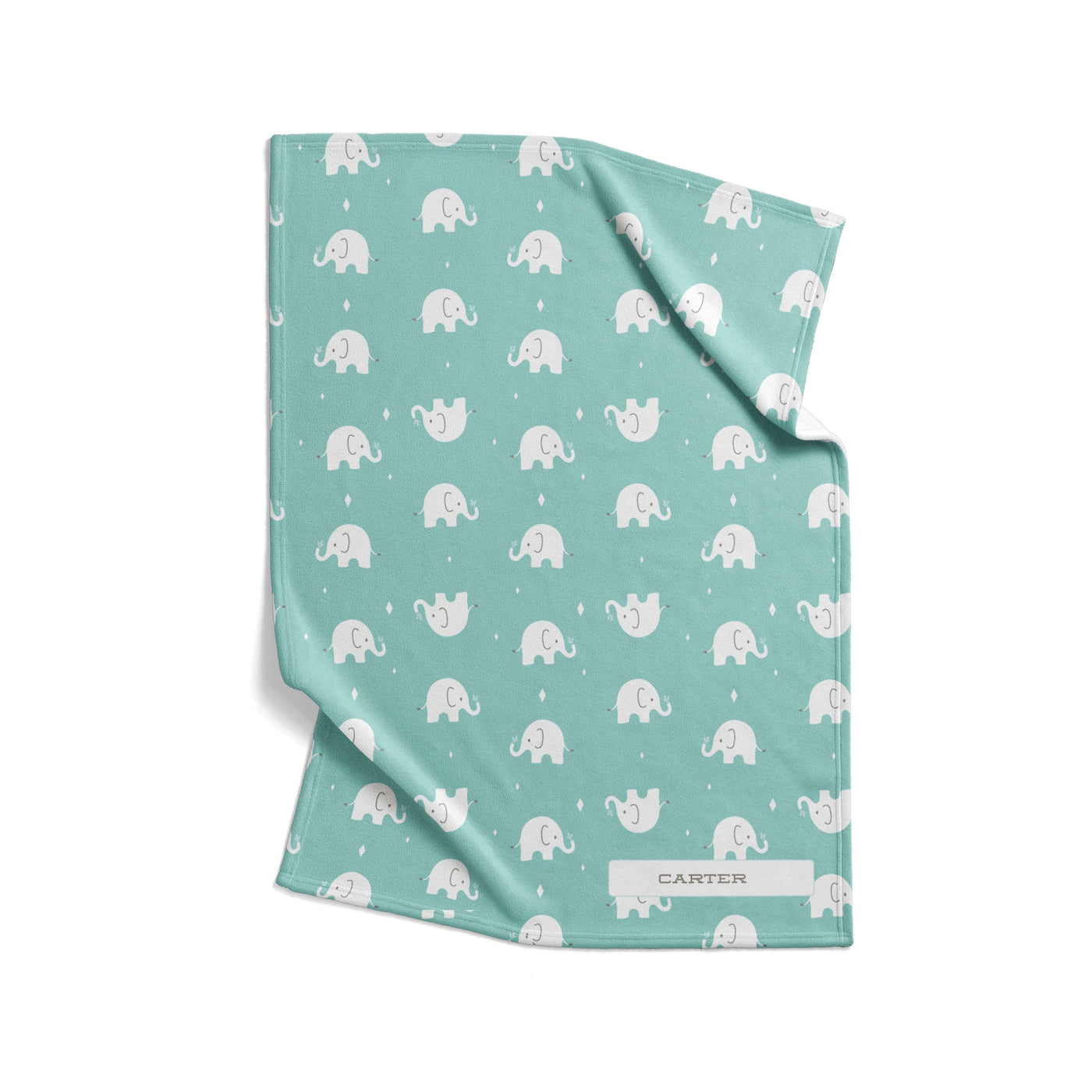 Receiving Blanket: Elephant Receiving Blanket Sam + Zoey  Sam + Zoey