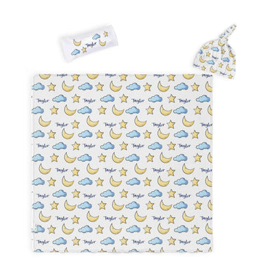 Swaddle Set: Moon & Stars Swaddle Set Sam + Zoey  Sam + Zoey