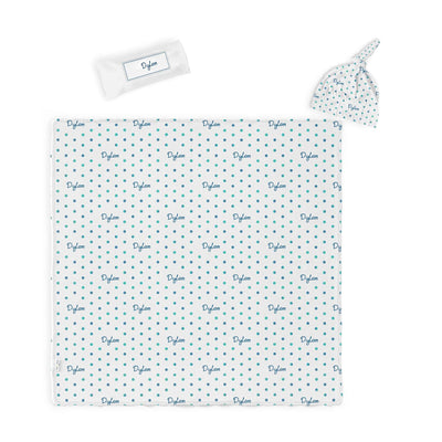 Swaddle Set: Watercolor Polkadot Swaddle Set Sam + Zoey  Sam + Zoey