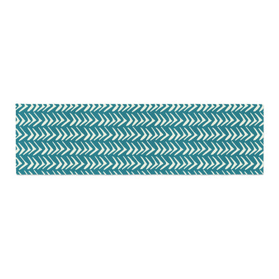 Table Runner: Teal Tribal Table Runner Sam + Zoey  Sam + Zoey