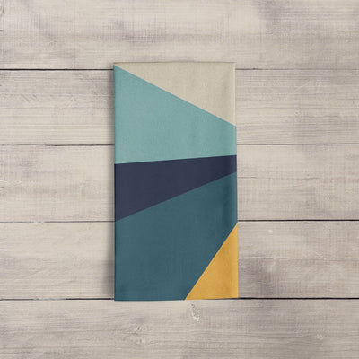 Tea Towel: 70's Sunrise Geometric panel Tea Towel Sam + Zoey  Sam + Zoey