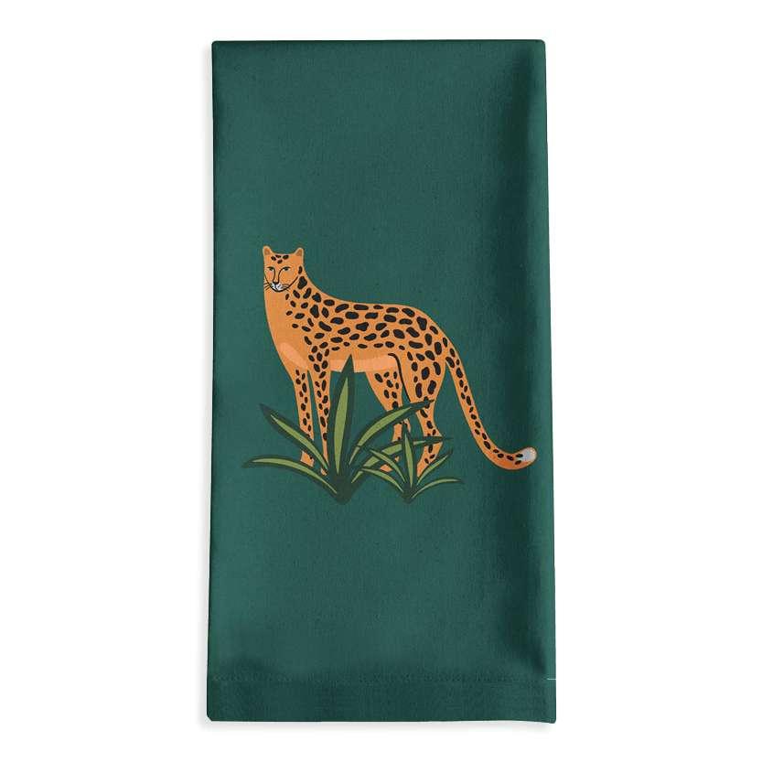 Tea Towel: Cheetah Tea Towel Sam + Zoey  Sam + Zoey