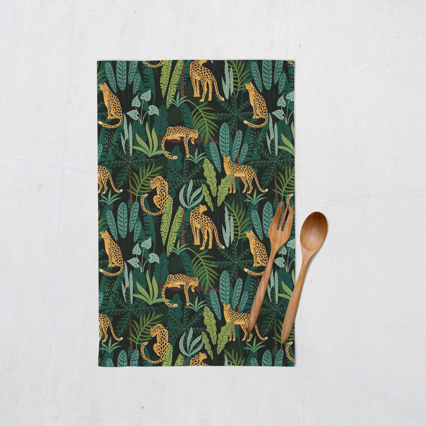 Tea Towel: Jungle Cheetah Tea Towel Sam + Zoey  Sam + Zoey