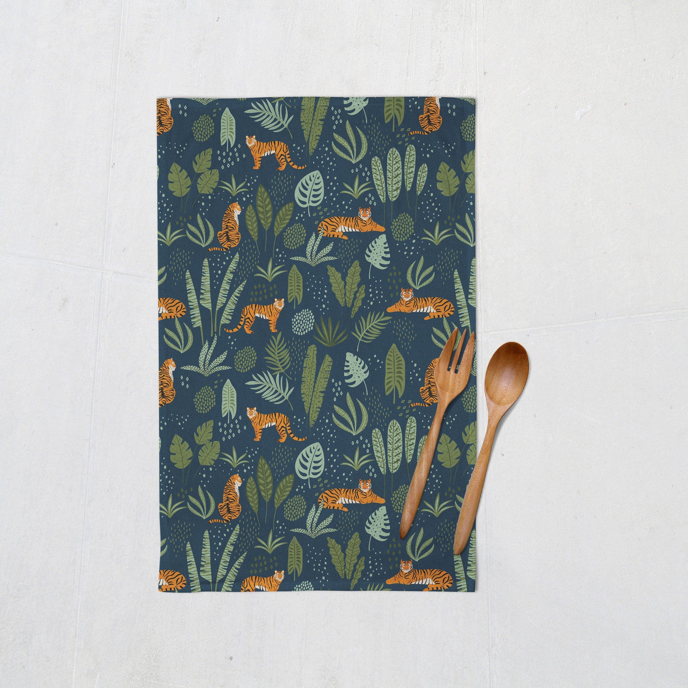 Tea Towel: Jungle Tiger Tea Towel Sam + Zoey  Sam + Zoey