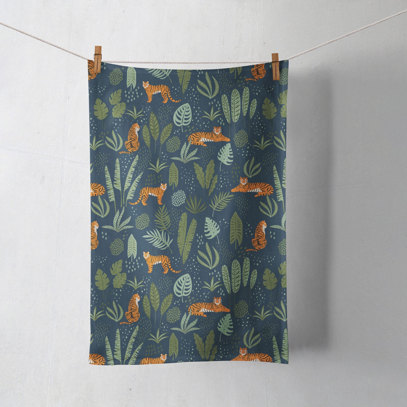 Tea Towel: Jungle Tiger Tea Towel Sam + Zoey  Sam + Zoey