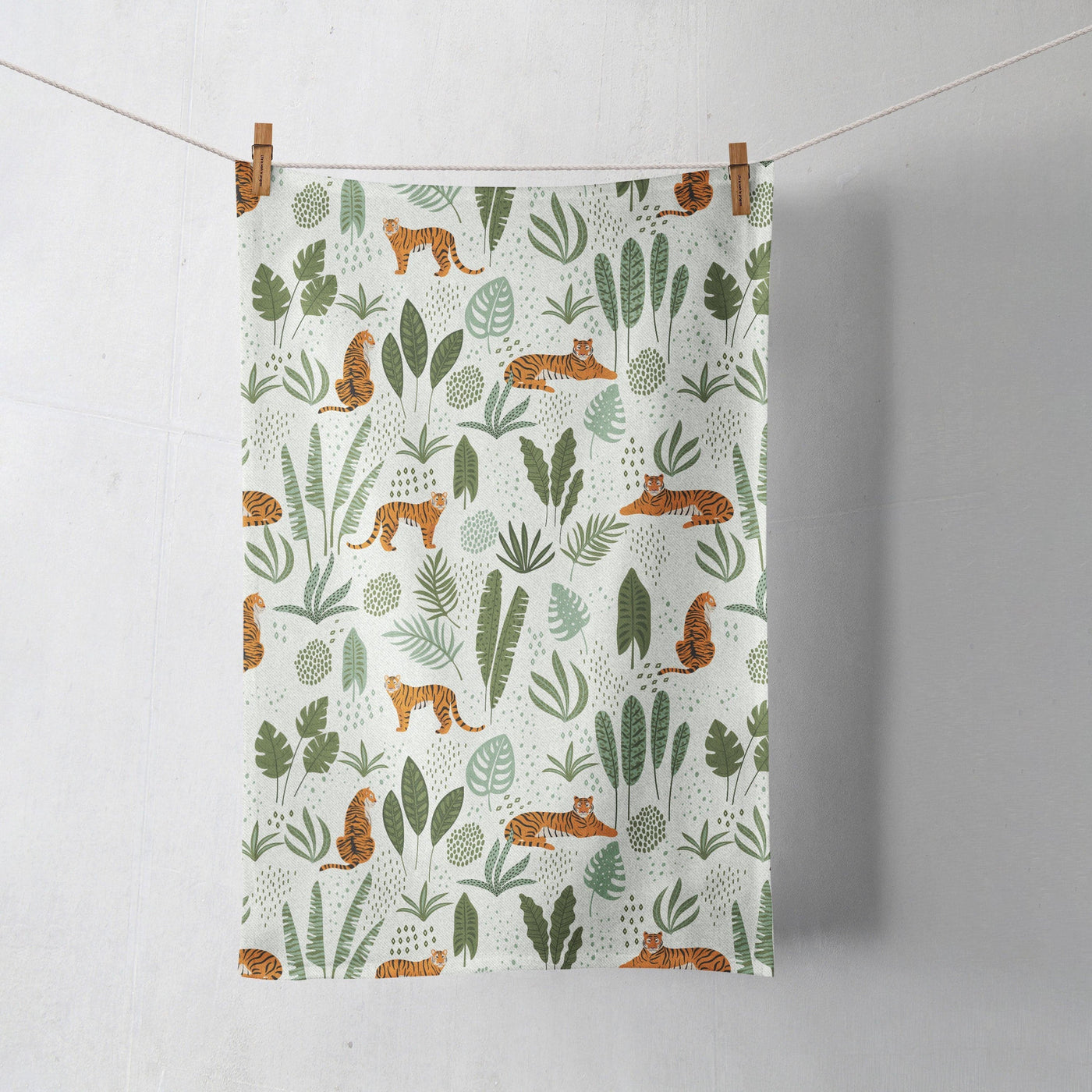 Tea Towel: Jungle Tiger Tea Towel Sam + Zoey  Sam + Zoey