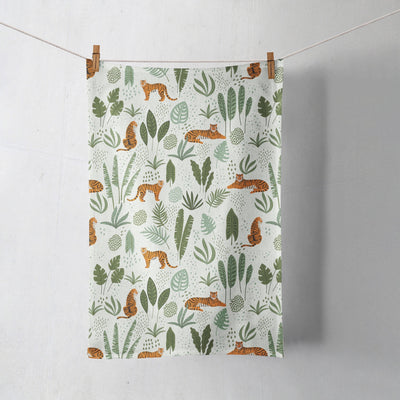 Tea Towel: Jungle Tiger Tea Towel Sam + Zoey  Sam + Zoey