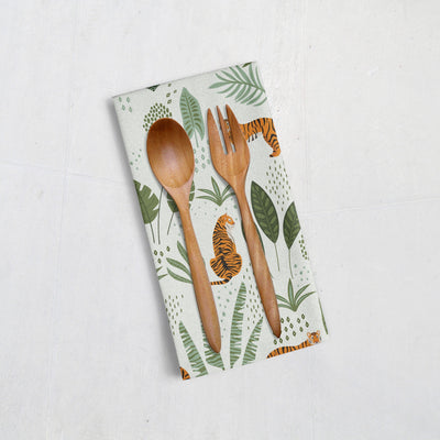 Tea Towel: Jungle Tiger Tea Towel Sam + Zoey  Sam + Zoey
