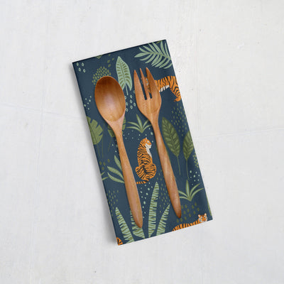 Tea Towel: Jungle Tiger Tea Towel Sam + Zoey  Sam + Zoey