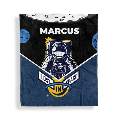 I need my space funny throw blanket with personalized name for introverts and space fans
