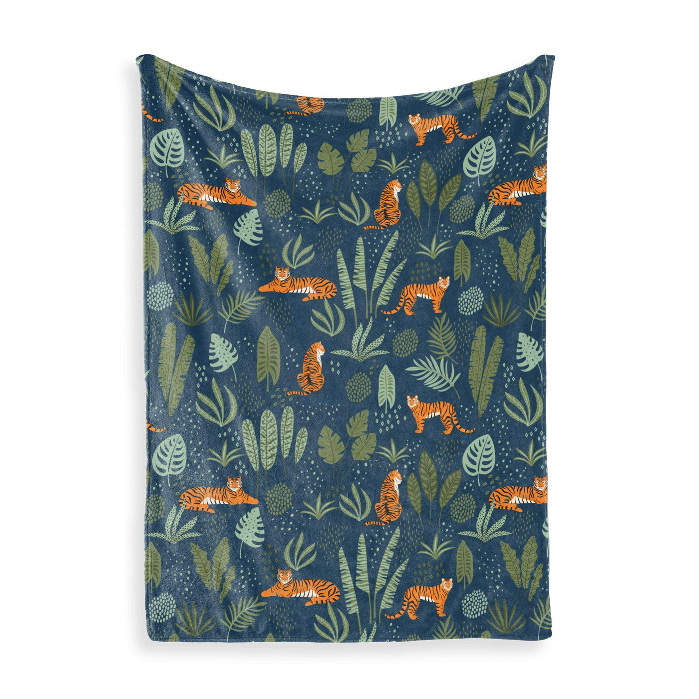 Throw Blankets: Jungle Tiger Throw Blankets Sam + Zoey  Sam + Zoey