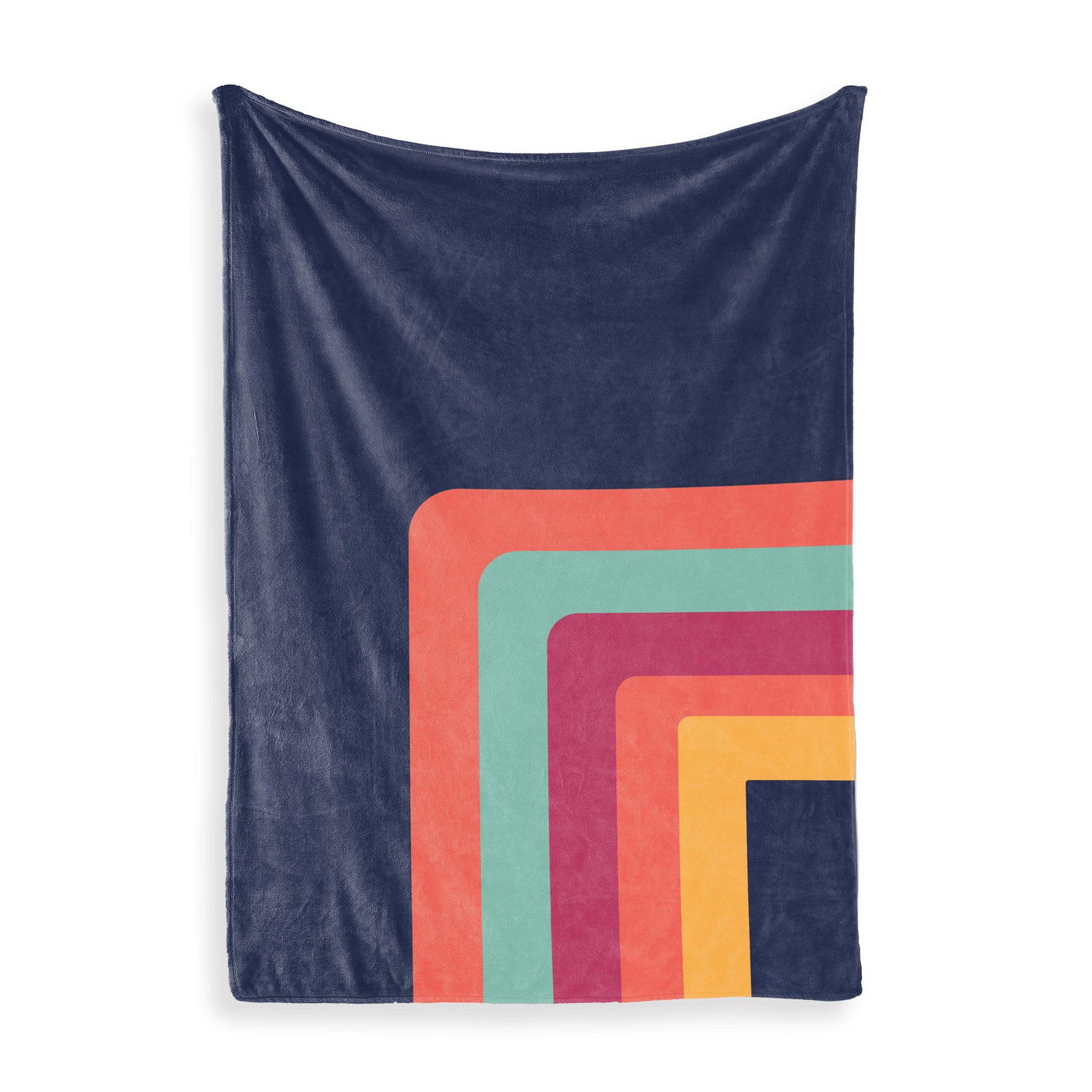 Throw Blankets: Round Squares Throw Blankets Sam + Zoey  Sam + Zoey